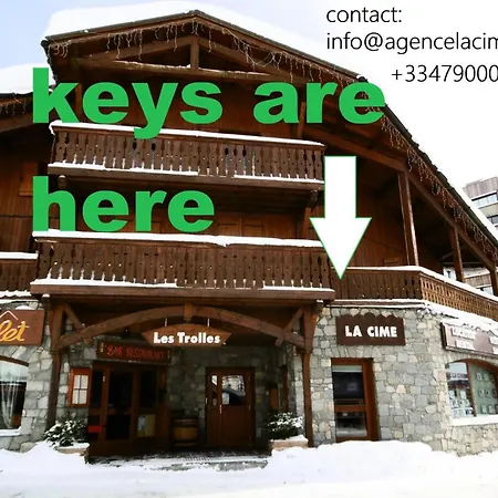 Résidence Hauts De La Vanoise - Location: Petit Confortable Pour 4 Personnes Avec Un Grand Balcon Mae-9039 Appartement *
