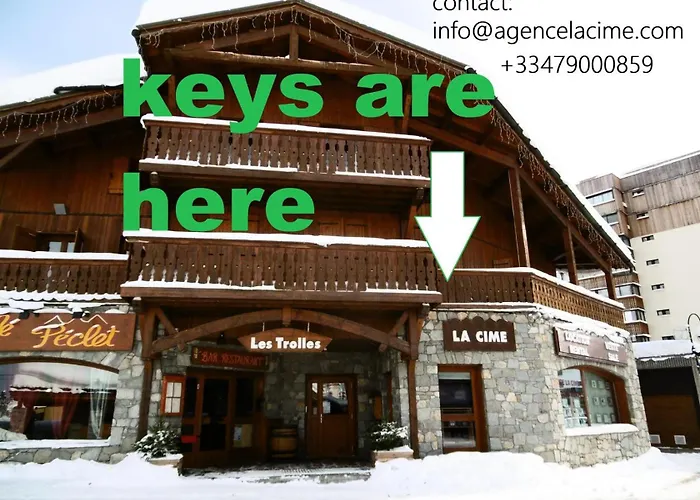 Hauts De La Vanoise - Location: Petit Confortable Pour 4 Personnes Avec Un Grand Balcon Mae-9039 Daire *